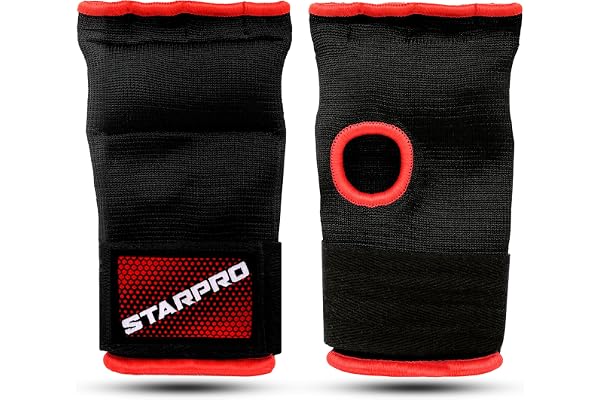Starpro Bande Boxe sous Gants Intérieurs et Protecteur de Poing et de Pouce pour la Formation en Boxing, Sparring, Muay Thaï, Kickboxing, MMA, Arts Martiaux et Combat Training - Couleurs Variées