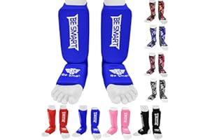 BE SMART INTERNATIONAL LTD BS Kids Shin Instep Pads MMA Leg Foot Guard Muay Thai Kick Boxing Guard Protector X