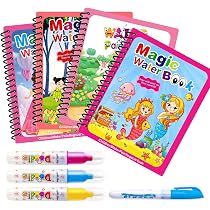 Pinceau magique L'école Livre coloriage magique à l'eau avec un pinceau À partir de 3 ans : Sorte, Marta Pinceau magique L'école Livre coloriage magique à l'eau avec un pinceau À partir de 3 ans : Sorte, Marta