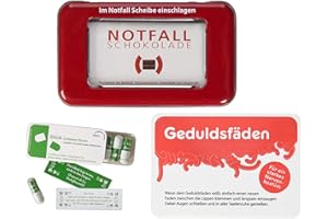 ‎LIEBESKUMMERPILLEN Notfallschokolade, Fruchtgummi Geduldsfäden und Glück in kleinen Dosen, 3er Geschenk-Set, von Liebeskummerpillen