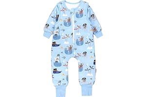 TupTam Saco de Dormir Bebé – Saco Dormir Bebé con Piernas, 2.5 TOG, Algodón OEKO-TEX