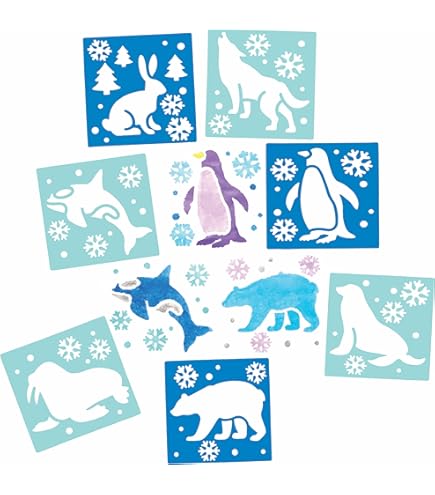 Noir Pochoirs De Peinture Pour Enfants, Jouets De Dessin, Mo En Ance