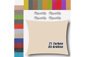 UFAMILUK sun sail shade Rectangle Waterproof Breathable Weather Resistant Sunsail for Garden shade Party Activities Yard Pergola Off-white 2x2.5m