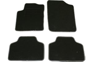 DBS - Tapis de Sol - Voiture/Auto - Semi Sur Mesure - 4 Pièces : Avant + Arrière - Antidérapant