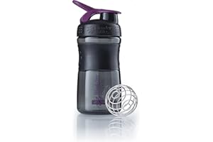 BLENDER BOTTLE BlenderBottle Sportmixer Botella de Agua | Botella mezcladora de Batidos de proteínas | con batidor Blenderball | Libre de BPA | Tritan