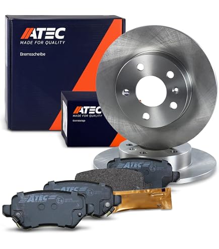 ATEC Germany Pinza Freno Posteriore Destra Con Freno A Mano Integrato Per Opel Astra G E Zafira A (Bosch) - 1 Pistone, Alluminio