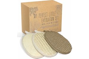 Stephanie Franck Beauty 3 gants de gommage naturels en loofah, chanvre et sisal