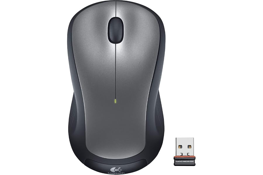 Logitech M310 optische Maus schnurlos Silber (Generalüberholt)