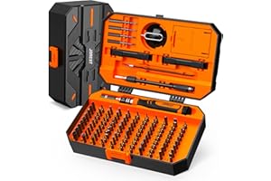 JOREST 115 en 1 Kit de Tournevis de Précision, Mini Magnétique Outils de Réparation avec Torx, Pour PC, Computer, iphone, Macbook, PS5, Xbox, Switch, Lunettes, DIY, Door Handle, Table et Chaise