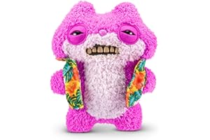 Fuggler Vacay Vibes von ZURU, Funny Ugly Monster, Plüsch, zum Sammeln, Spielzeug (Sketchy Squirrel - pink)