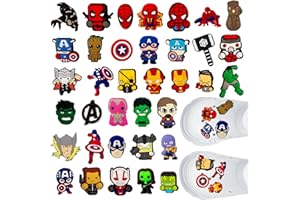 Otokti Shoe Charms for Kids Charms for Croc, Cartoon Shoe Decoration Charms Girls Boys, Cute Shoe Pins PVC Shoe Decoration Accessories for Bracelet Wristband & Birthday Gift Party Favor