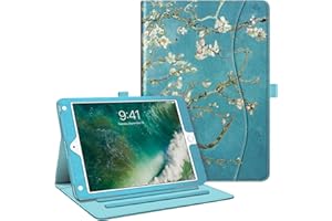 Fintie Etui na iPad 9,7 cala 2018 2017 / iPad Air 2 / iPad Air - [ochrona narożników] Folio stojak etui ochronne z otworem na dokumenty, automatyczne uśpienienie/wake, kwiaty migdałów