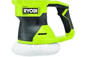 Ryobi RBP18150-0 Lucidatrice 150 mm 18V, Batteria Non Inclusa, Lucidatrice Auto a Batteria, Motore Fino a 4.600 orbite/min, 2 Velocità, Diametro Platorello 150 mm