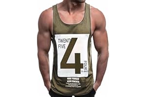HOTCAT Tank Top Herren Muskelshirt Tankshirt T-Shirt Ärmellos Weste Muskelshirt Stringer Fitness…