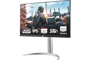 ‎LG LG, 27 Zoll, Ultra UHD 4K Monitor, 68.4cm, 16:9, Super Resolution, 3840 x 2160, 60Hz, 5ms, HDR10, AMD FreeSync, DCI-P3 95%, DisplayHD 400, 27UP650K-W.AEU - Weiß