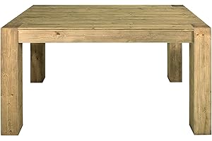 Fashion Commerce FC856 Tavolo Allungabile, Legno, Naturale, 180x90 cm