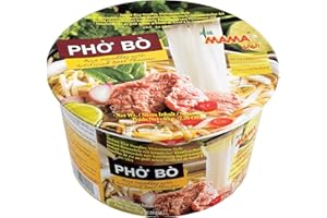 ‎MAMA MAMA - Instant Reis Nudel Pho Bo Schüssel, 6er pack (6 X 65 GR)