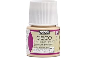 PEBEO - Pintura acrílica multisoporte - Color opaco - Acabado brillante - Color nude - 45ml