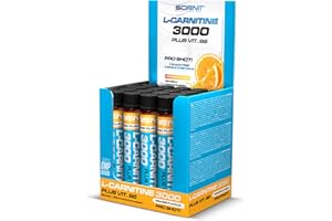 ‎SCENIT REDEFINING YOUR BODY L Carnitin Liquid - L Carnitin 3000 - L Carnitin Ampullen - L-Carnitin Liquid - L-Carnitin Hochdosiert - L Karnitin 3000 mg (20 Einheiten à 25 ml) (Orange)