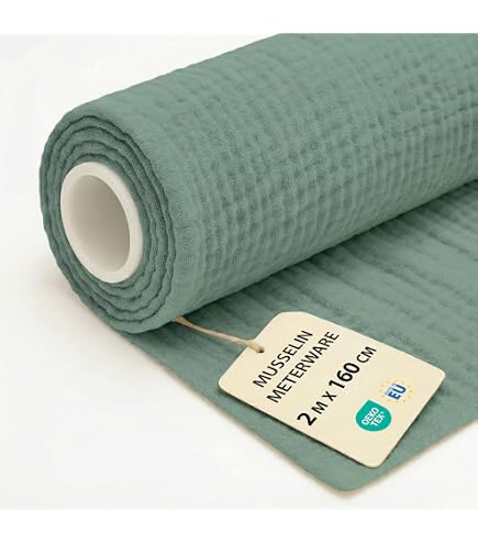 Bambus Musselin - Doubel Gauze BAMBO Uni - 0,5m Schritte - 140cm Breit -  Gewicht 165g/qm - Meterware Stoffe Bekleidungsstoffe Sommerstoffe  (Lavendel) : Amazon.de: Kche, Haushalt & Wohnen