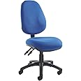 IDEAL 365 Office Fabric Operator Chairs 2 lever PCB (Blue, No Arms)