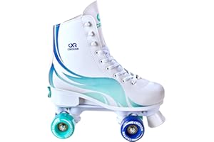 ‎CROXER Croxer Verstellbare Rollschuhe Roller Skates Evita, Amara (LED Räder), Sprinkly - Kugellager Carbon Abec7 - SAS - Shock Absorbing System - Trust-Fit-Sytem