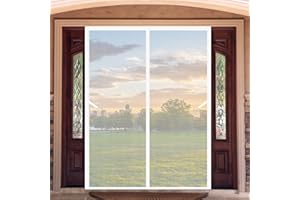 DOGUO Zanzariere A Calamita Per Finestre 100 x 300 cm Zanzariera Anti Zanzare Insetti Chiuso Automaticamente Magneti Rete Antizanzare Zanzariera Per Finestra Per Tutte Le Finestra, Bianco