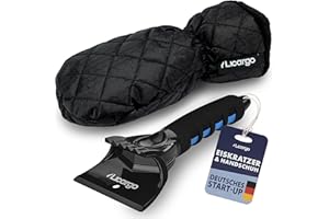 ‎LICARGO LICARGO Eiskratzer mit Handschuh - Wasserfester Thermohandschuh für Auto | Extra warme Fütterung | Ergonomischer Griff | Bruchsicher bei -30°C | Ideal für Winter & Frostschutz