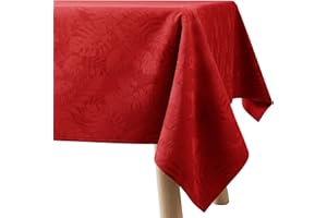 ‎FILUMI Filumi Tischdecke 100x100 cm Rot Abwaschbar Für Indoor Outdoor Monsteramuster Eris