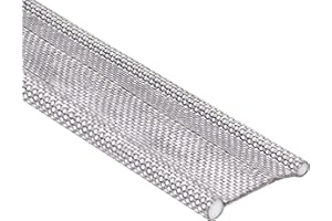 ‎HUMMELLADEN Kederband - Meterware für Wohnwagen Wohnmobil Caravan Zeltkeder Vorzelt - Keder Verbindung - robust und biegsam - grau - Dualkeder Textilmantel