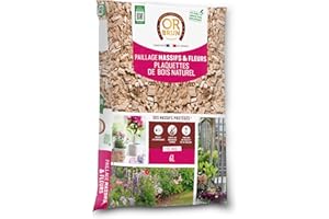 Paillage Massifs & Fleurs - OR BRUN - OBRPCLA6U - 6L - Plaquettes de bois naturel