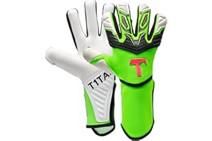 T1TAN Alien - Gants de Gardien de But avec Protection des Doigts - Gants de Football pour Jeunes & Adultes - Unisexe, 4mm Pro Grip - Diverses Tailles & Couleurs