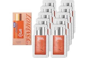 Lomansa Lash Lift Kit, Separate Steps Perming Lotion, Individual Sachets For Eyelash Essence and Eyebrow Lamination, 10 sachets, 0.8g/0.03oz each (STEP#3)