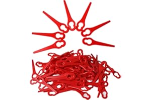 RASENFREUND - 100 sztuk uniwersalnych noży do podkaszarki z tworzywa sztucznego pasujących do FRT18A FRT18A1 46155 FRT20A1 i wielu innych modeli, akcesoria do przycinania trawników, 100 x 100 szt