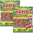 Happy Cherries Zing Fizzy Gummy Sugar Coated Sweets Cherry Flavour 160g - 2x Share Bags