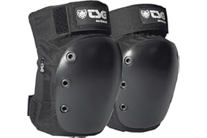 TSG All Terrain - Rodilleras para monopatín, Color Negro
