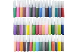 JMZLLRX 48 Bouteille de Sable Art, Kit de Bricolage au Sable, Kit D'Art sur Sable, Kit de Bricolage en Sable pour Le Dessin, La Peinture et Le Bricolage