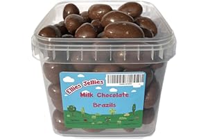 Ellies Jellies Milk Chocolate Brazil's -740g Square Tub- Tender Creamy-Sweet Milk Chocolate