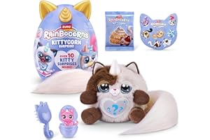 RAINBOCORNS Kittycorn Surprise ZURU Seria 3 Pluszowa Zabawka, Zbieranie pluszaków, Szlamy, Jajka z niespodzianką dla dziewczynek (21,5 cm) (Himalayan Cat)