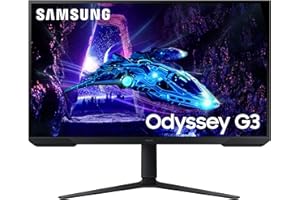 Samsung Odyssey G3 LS32DG302EUXXU 32" 180Hz 1ms FullHD Gaming Monitor - 1920x1080, HDR10, HDMI, Displayport, Freesync, Height Adjust