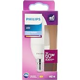 Philips LED 60W B38 E14 Candle Type White Light Dimmable Bulb