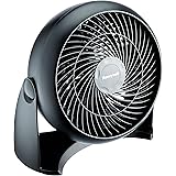 Honeywell HT900E4 - Ventilador Turbo potente para Mesa y Suelo, regulable en 3 Velocidades, tama?o Compacto, color Negro