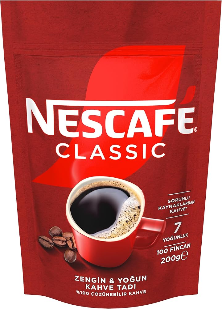 Nescafé Nescafe Classic Çözünebilir Kahve Ekopaket, 200 g