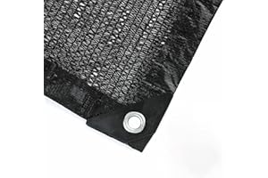 OTIGA Greenhouse Covers Sunblock Cloth Net Mesh Tarp,Shade Net 60%-65% Block Uv Cloth,Protection Kennels Outdoor Screen Taped Edge,Use In Greenhouse Garden Flower Plant (3mx3m/9.8ftx9.8ft)