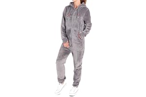 Finchgirl F2001 dam jumpsuit teddy fleece onepiece overall dräkt fluffig