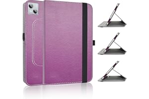 JRTAL Rotation Coque pour DOOGEE T10, 360°Rotation Housse Rotatif étui Coque avec Rabat/Stand de Positionnement Support pour DOOGEE T10 /DOOGEE T10S 10.1" Tablet - Mauve