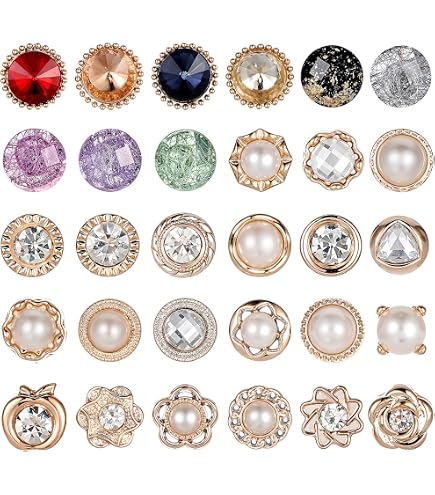 SOFPLATE 1 scatola 100 set 10mm Spilla di Perle Bottoni Perle Mollette per Vestiti Alla Rinfusa Staccabili Riutilizzabili Regolabili Perle Artificiali Fisse Fai Da Te Bottoni per Maglioni Senza Cucitu