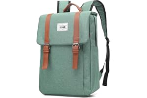 HASAGEI Mochila Mujer Casual Mochila para 15.6" Portatil Mujer Mochila Vintage Mochilas para Portátiles y Netbooks Bolso Universidad Mochila Oxford de tres Capas con Cinturón