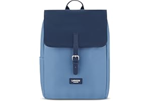 LARKSON Plecak damski mały - IDA - modny plecak do podróży, pracy - mini torba - wyściełana kieszeń na laptopa 13 cali - wodoodporny