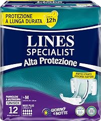 Lines Specialist Pannolone a Mutandina Maxi Plus Alta Protezione per Incontinenza Uomo Donna